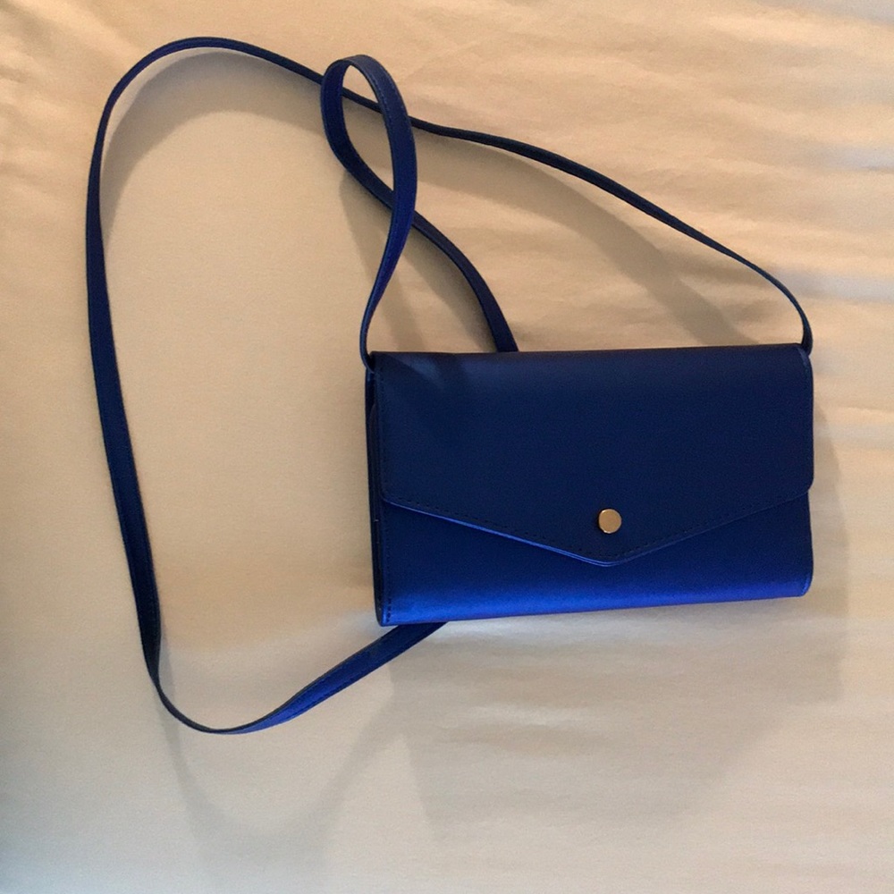 Iridescent Blue Mini Bag